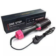 Styler Volumizer Cepillo para alisar el cabello con peine